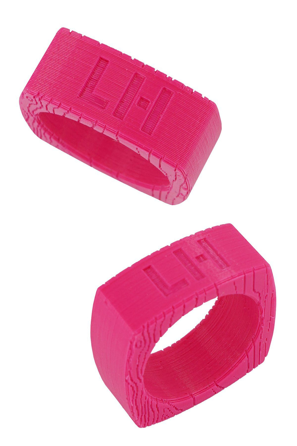 Love Hero 3D Printed Logo Ring in Pink