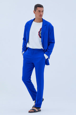 Gender Neutral Jacket in Ocean Blue