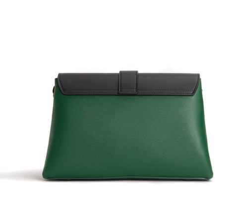 Emily Crossbody Clutch Bag in Green