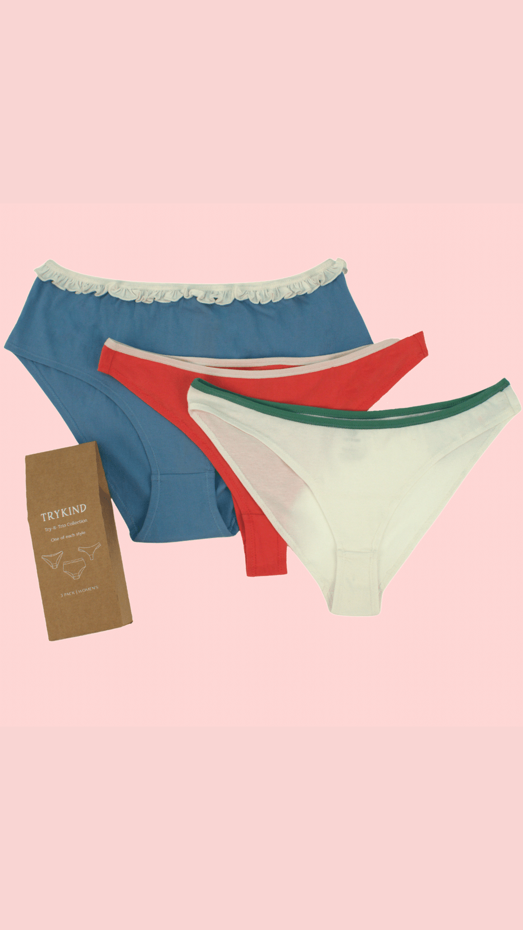 Try-it-Trio Mixed 3 Pack Underwear