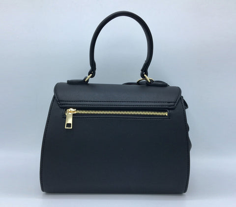 Cottontail Vegan Leather Bag in Black