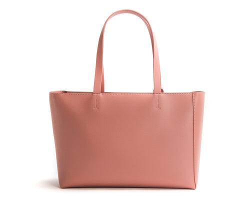Tippi Vegan Leather Tote Bag in Blush