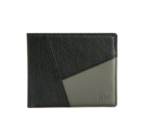 Woody Vegan Leather Wallet for Men in Gray