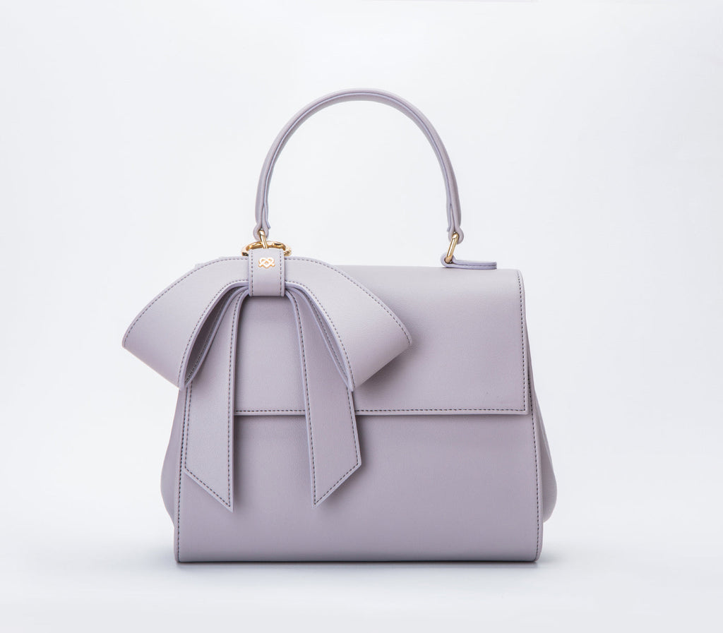 Cottontail Vegan Leather Bag in Light Lavender