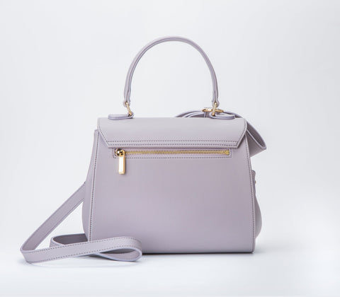 Cottontail Vegan Leather Bag in Light Lavender