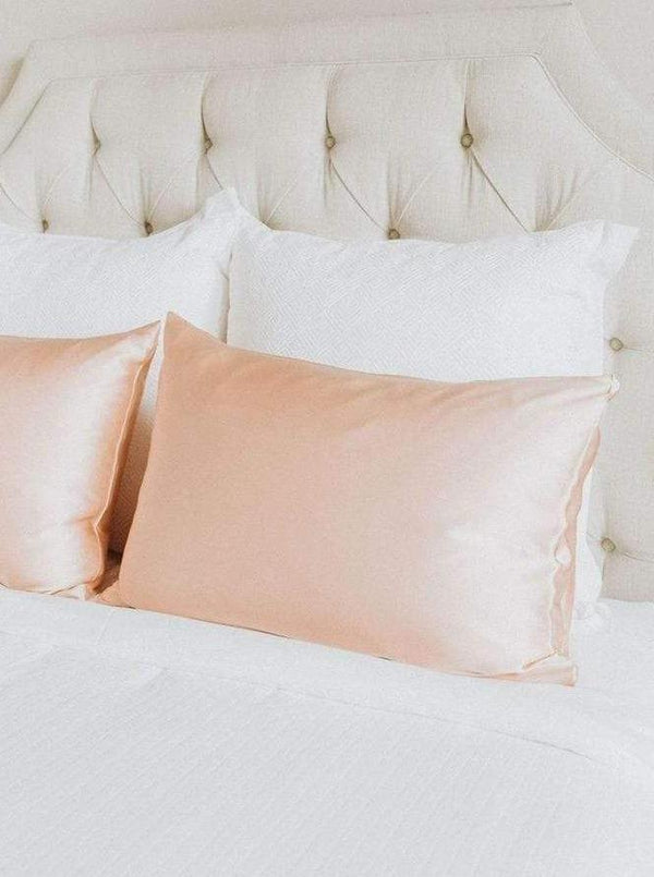 Silk Pillow Case in Blush Pink