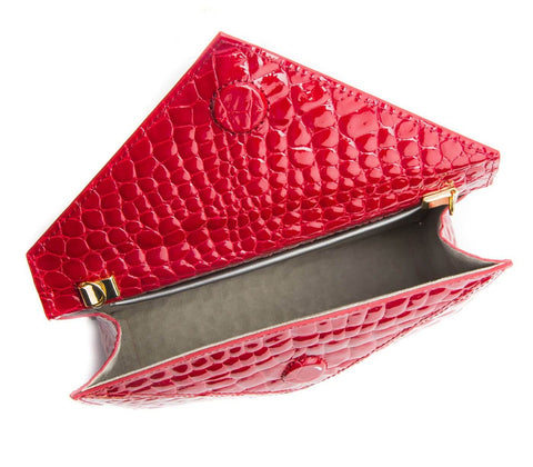 About Last Night Vegan Clutch in Red
