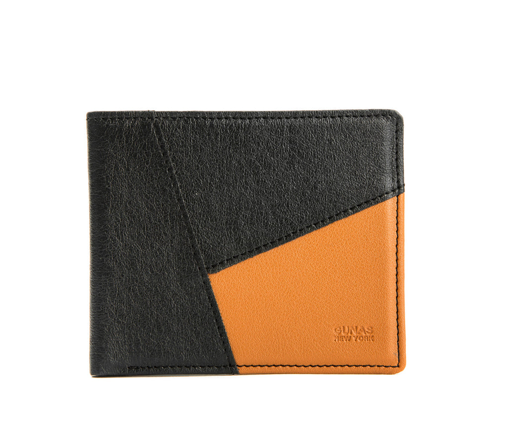 Woody Vegan Leather Wallet for Men in Brown
